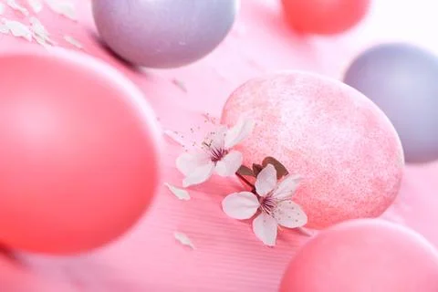 Clolorfull easter egss - studio shot Stock Photos