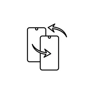 Clone mobile icon. Element of mobile technology icon Stock Illustration