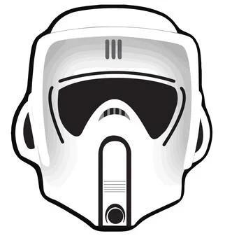 Clone trooper  illustration star wars  helmet character helmet Stockillustratie