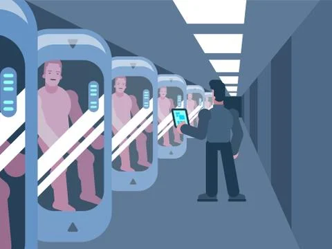 Cloning Stock Illustration