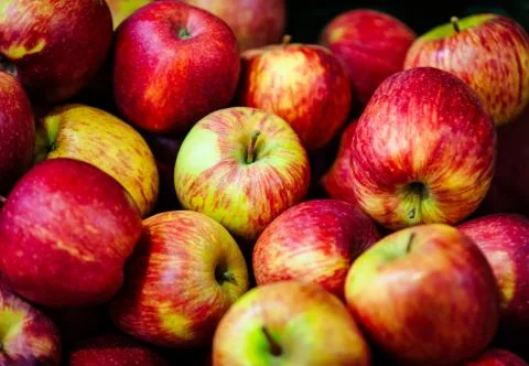 Clorfull red apples background Фото