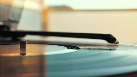 Close-up 4K video of retro musical instruments playing Stock Footage 276673837