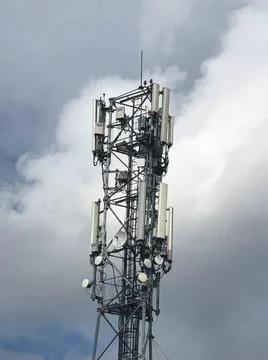 Close up of a 5G cellular. Stock Photos