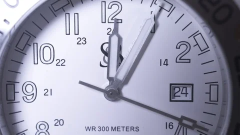 Close up _hand watch Stock Footage 99160630