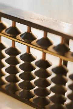 Close up of abacus Stock Photos