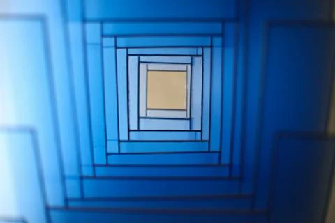 Close up of abstract art installation Stock Photos