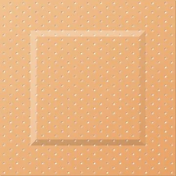 A close up, abstract background features an evenly spaced dotted pattern wi.. 스톡 일러스트
