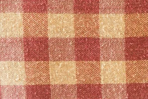  Close up abstract of block checked shape cotton print fabric background. ... Stock Photos