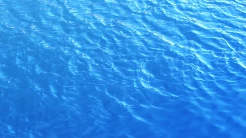 Close up abstract blue water ripple lake river texture summer   background. Stock Footage 89202573