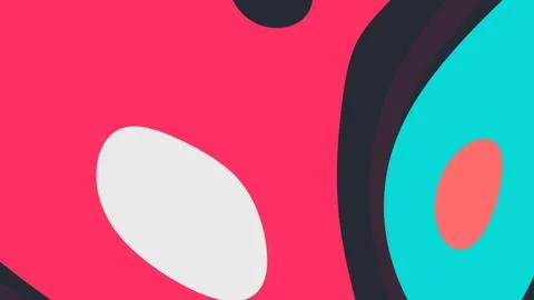 Close up abstract composition with bold magenta, cyan and dark navy shapes an Stock Illustration