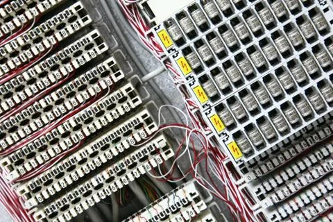 Close up  abstract electronic Stock Photos