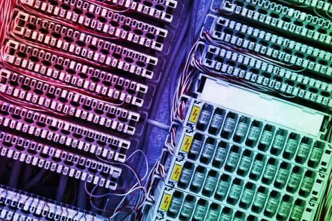 Close up  abstract electronic Stock Photos