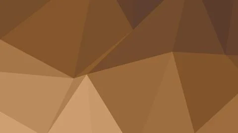 Close up abstract geometric shapes in warm brown tones forming a polygonal mo 库存插图