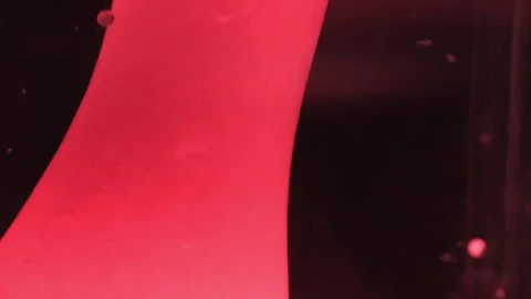Close up abstract macro shots of red lava lamp background Stock Footage 267321052