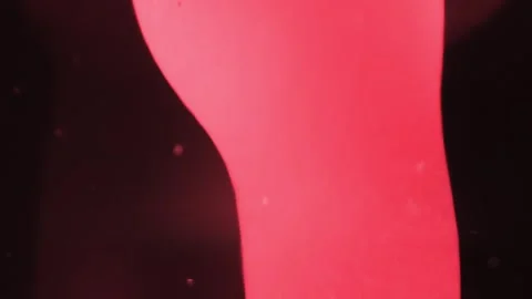 Close up abstract macro shots of red lava lamp background Stock Footage 267321082