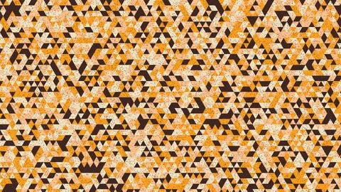 Close-up abstract pattern of geometric shapes in warm tones Stock Illustration