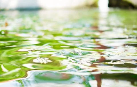 Close up Abstract pattern of water ripple surface Foto stock