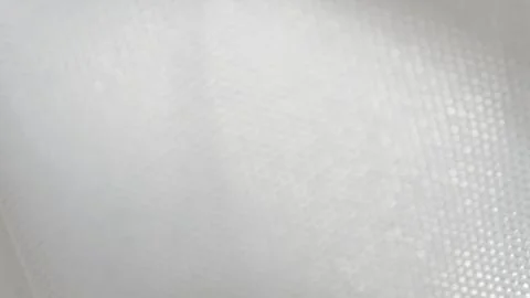 Close-up Abstract Soft Focus White Textured Fabric Crumpled Background with.. Stock Photos