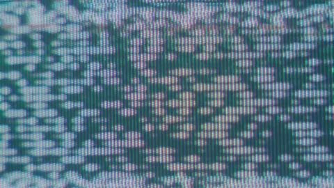 Close Up Abstract TV Static Stock Footage 149166414
