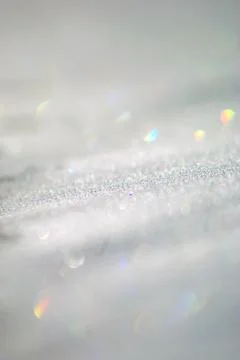 Close up abstract view of fresh sparkling snow Stock Photos