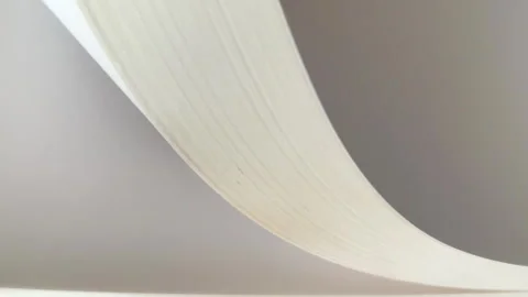 Close-up abstract view of stacked white paper sheets Stock Footage 331606033