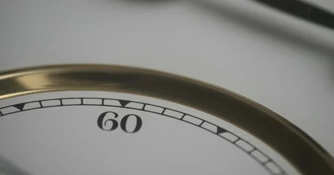 Close up abstract white Clock face Stock Footage 57093767