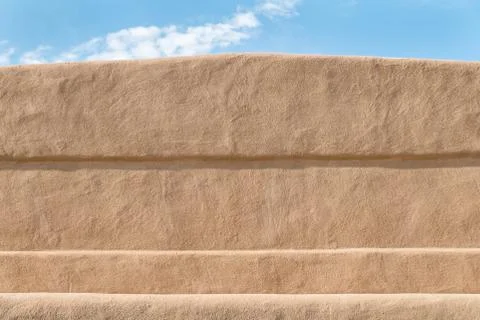 Close-up of a adobe mudwall Stock Photos