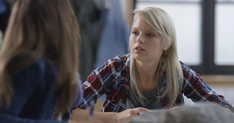 Close Up Adolescence Is A Difficult Time Stock Footage 126984383