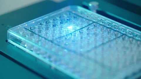 Close-up of Advanced Equipment in a Laboratory Video stock 157056059