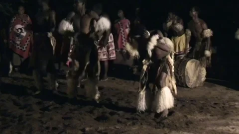 Close Up of Afican Dancers. Stock Footage 81736533