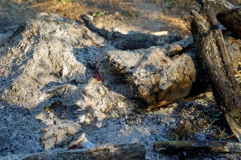 Close up of the aftermath of a fire Stock Photos
