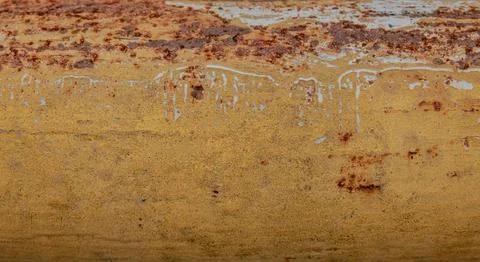 Close up of aged iron pipe rust 스톡 사진
