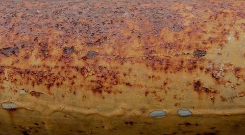 Close up of aged iron pipe rust Stock Photos
