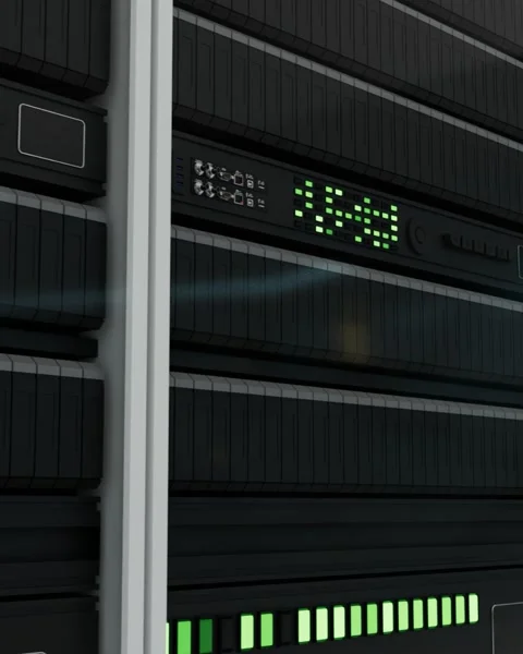 Close-up of AI data center Stock Footage 331947274