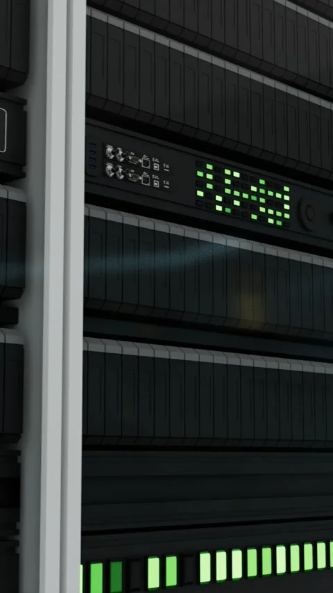 Close-up of AI data center 库存影片 331947307