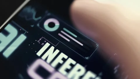 Close-Up of AI Inference Cost Tracking Interface Stock Footage 341864938