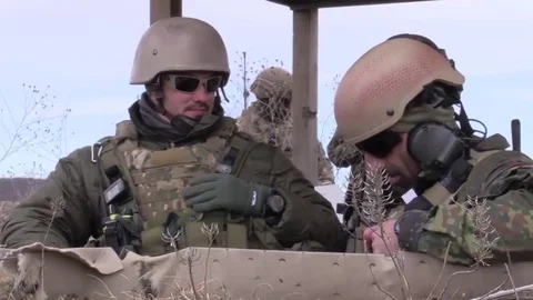 Close Air Support Training with U.S. and German airmen Stock Footage 83645905