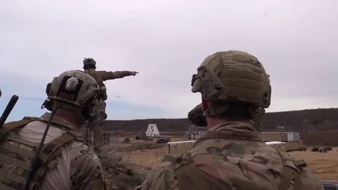 Close Air Support Training with U.S. and German airmen Stock Footage 83645948