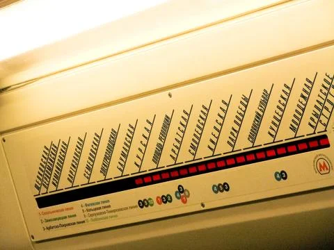Close up of an airplane control panel with a black and red signal Stock Photos