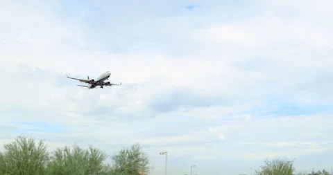 Close-up of Airplane Stock Footage 97858127