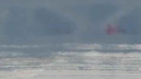 Close-up of Airplane Wheels Touching Down on Runway Stock Footage 254997986