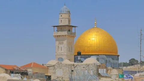 Close up of Al Aqsa mosque Stock Footage 91718866