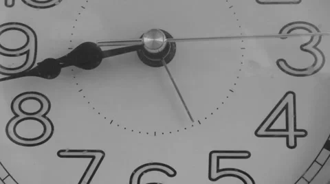 Close-up of an alarm clock Stock Footage 33777762