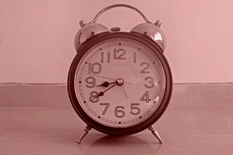 Close-up of an alarm clock Stock Photos