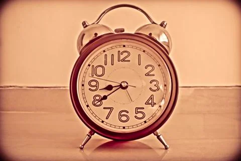 Close-up of an alarm clock Stock Photos