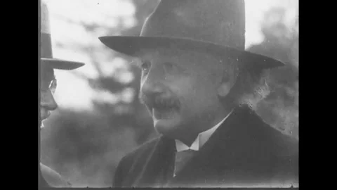 Close up of Albert Einstein  Stock Footage 99620406
