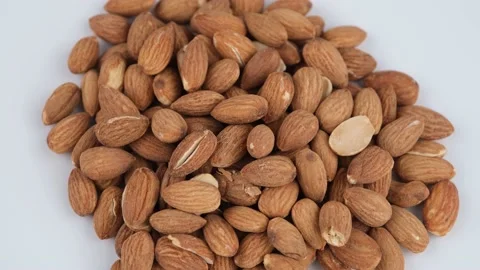 Close up almonds Stock Footage 236105163