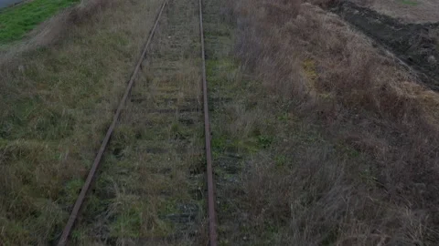 Close Up Along the Old Track 4k 30fps 库存影片 144713986