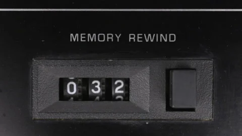 Close-up, analog counter counting from zero to thirty-five. Video stock 118326037