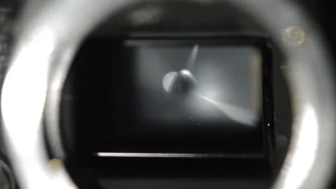 close-up analog reflex camera shoot a ph... | Stock Video | Pond5